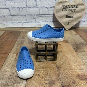 Native Shoes Kids' Jefferson Slip-On Shoe Blue C10